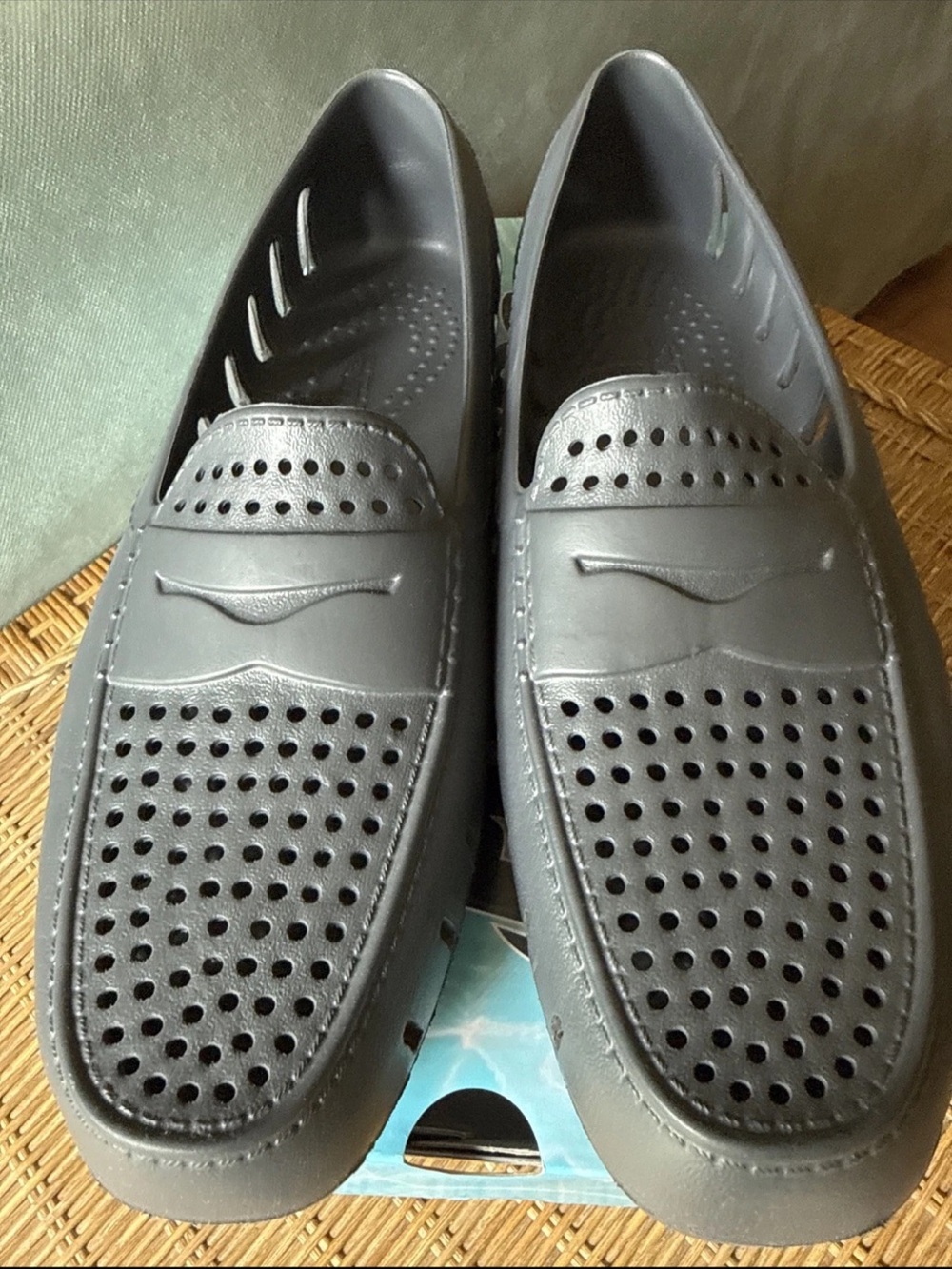 Men's Breathable Gray Slip-On Loafers